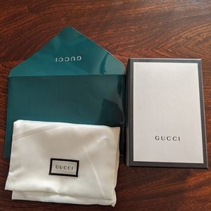 COPY - Gucci empty wallet box ,dust bag